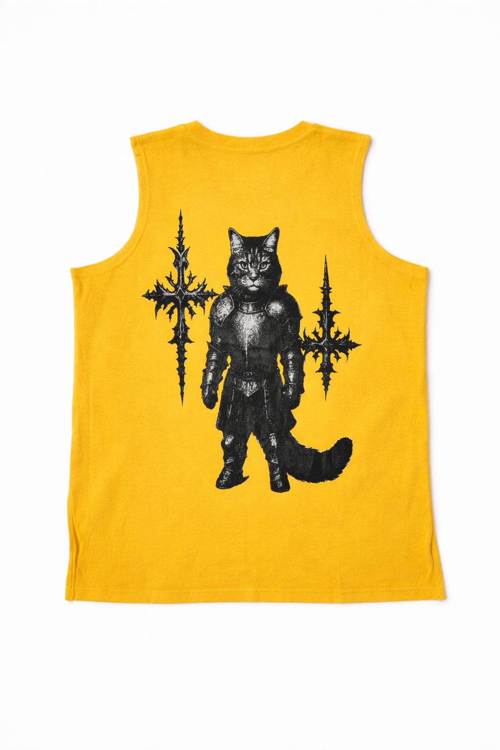 Meow Summer Tank Yellow