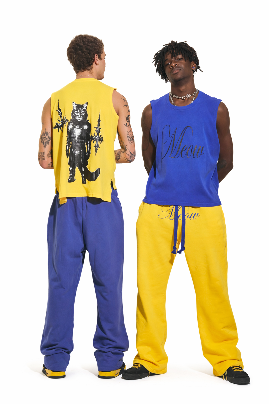 Meow Mustard Sweatpants