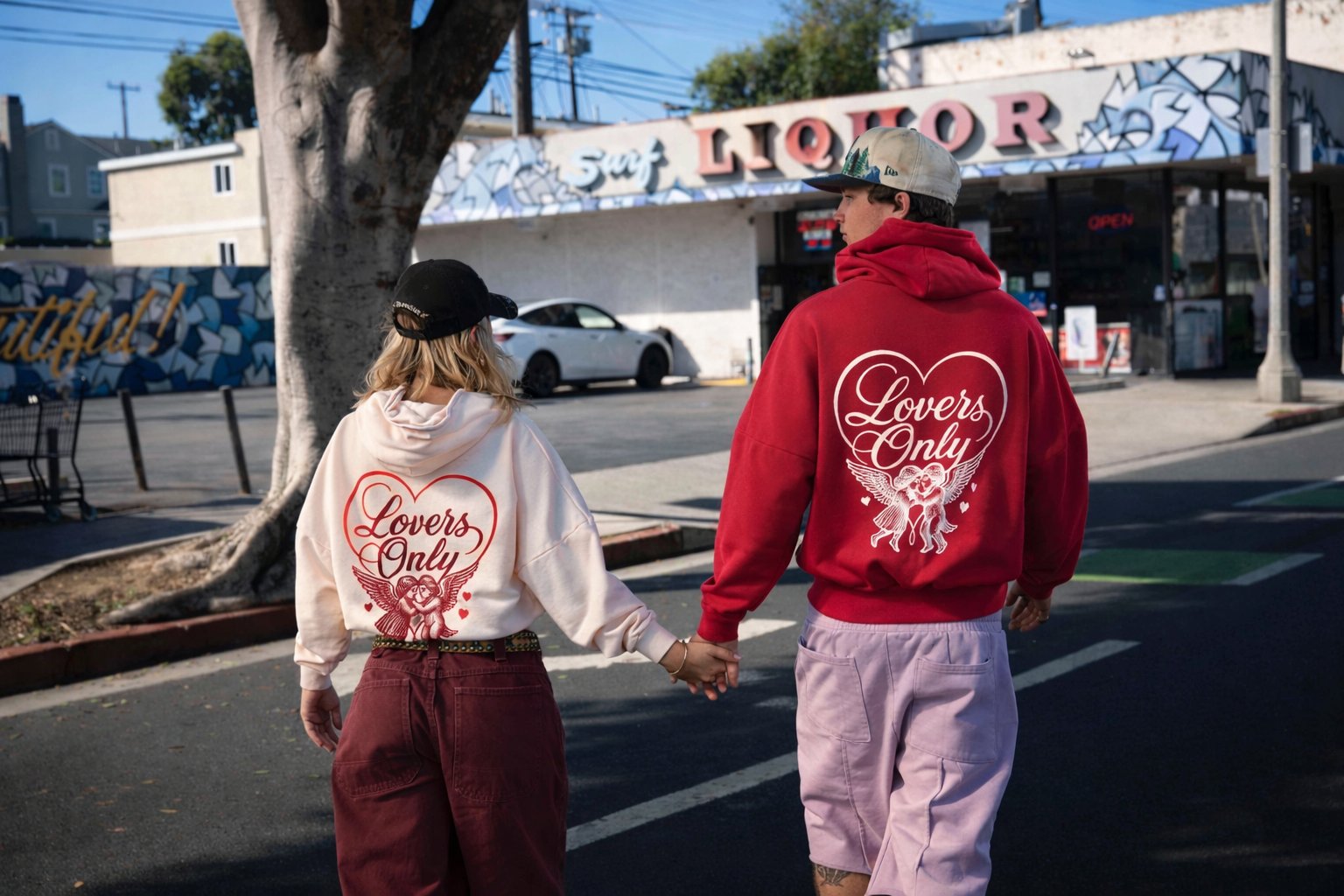 Lovers Only Valentine hoodie